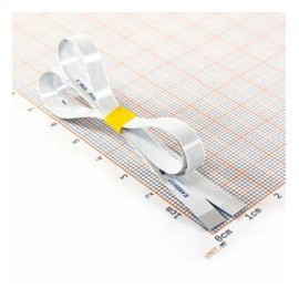 C47686 Cable Plano Flexible 10 Pin Lados Opuestos