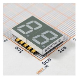 7 Segmentos Doble 0.39″ Azul SMD SLS0392FB4A1GD