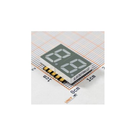 7 Segmentos Doble 0.39″ Azul SMD SLS0392FB4A1GD