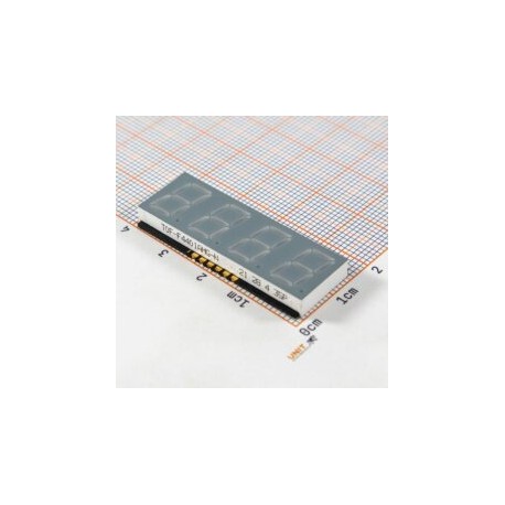 7 Segmentos Cuádruple 0.4″ Verde SMD TOF-F4401AMG-N
