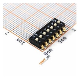 SMDDSIC07LSGET Dip Switch 2.54mm
