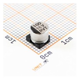 RT1C101M0605 Capacitor Electrolítico 100uF 16V SMD