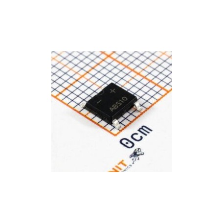 ABS10 Puente Rectificador 1000V 800mA SMD
