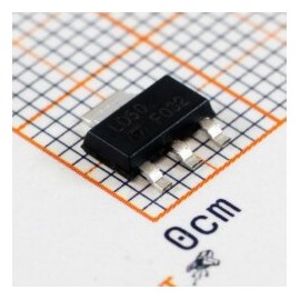 LD1117S50CTR Regulador de Voltaje 5V 800mA SMD