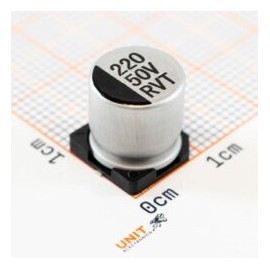 Capacitor Electrolítico 220uF 50V SMD