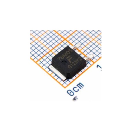 7805 Regulador de Voltaje 5V 500mA SMD TO-252