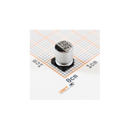 Capacitor Electrolítico 330uF 10V SMD