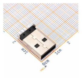 Conector USB 2.0 Tipo A SMD