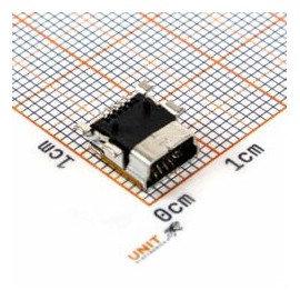 Conector USB Tipo Mini B Hembra 675031020
