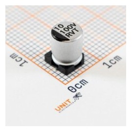 Capacitor Electrolítico 10uF 100V SMD