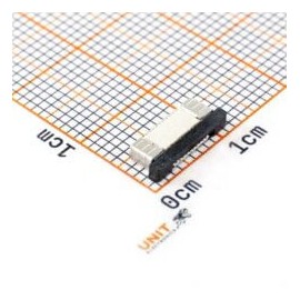AFC07-S10FCC-00 Conector Cable Plano Flex 10 Pines Top Contact