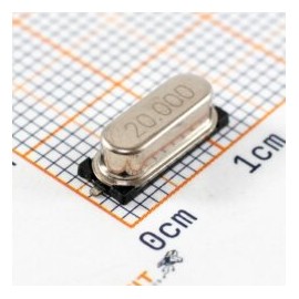 Oscilador 20MHz SMD HC-49SMD X49SM20MSD2SI