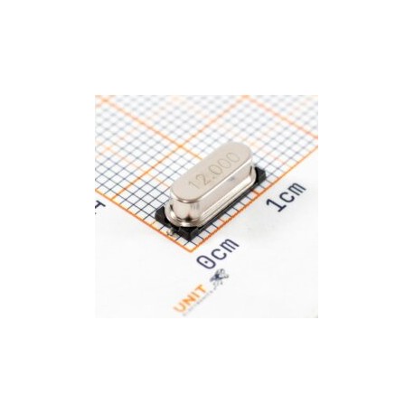 Oscilador 12MHz SMD HC-49SMD HC-49SM12MHz20pF30ppm