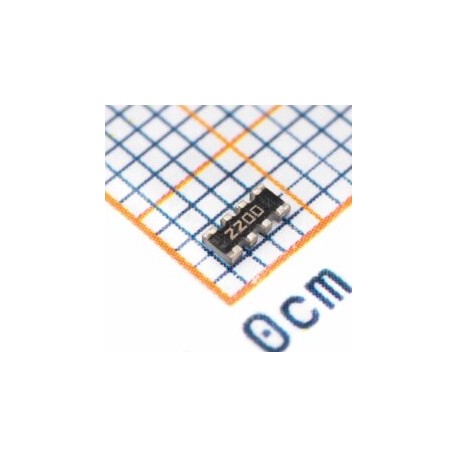 YC164-FR-07220RL Matriz Resistor 220 Ohms 1206